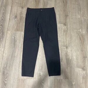 LULULEMON 31 X 28 Men’s ABC Slim-Fit 5 Pocket Pants Black Warpstreme LM5439S
